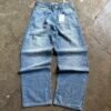 Original PORTO - Iced Blue - baggy jeans