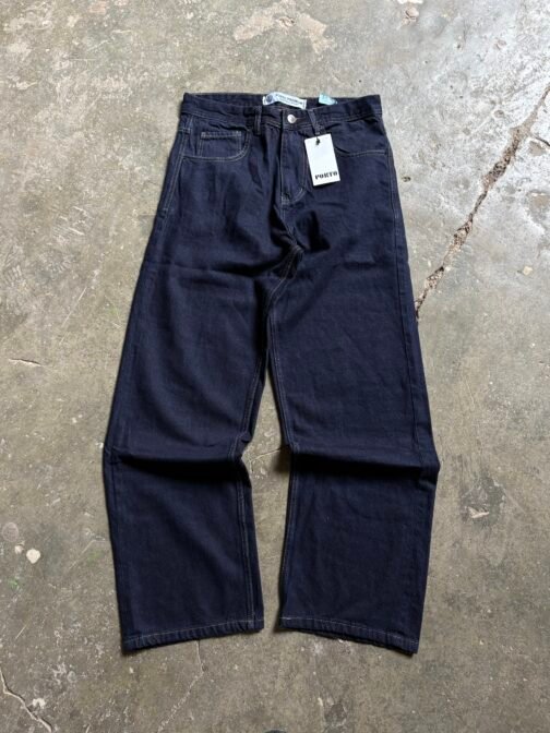 Original PORTO - Blue RAW Denim - baggy jeans