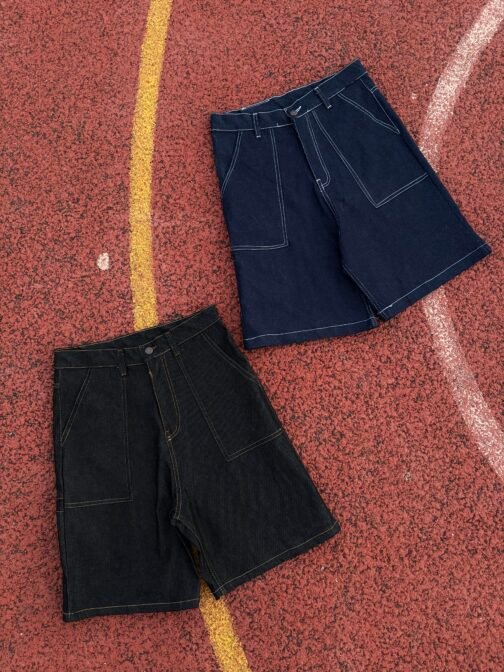 ALTRASTUDIO Raw Denim Baggy Jorts