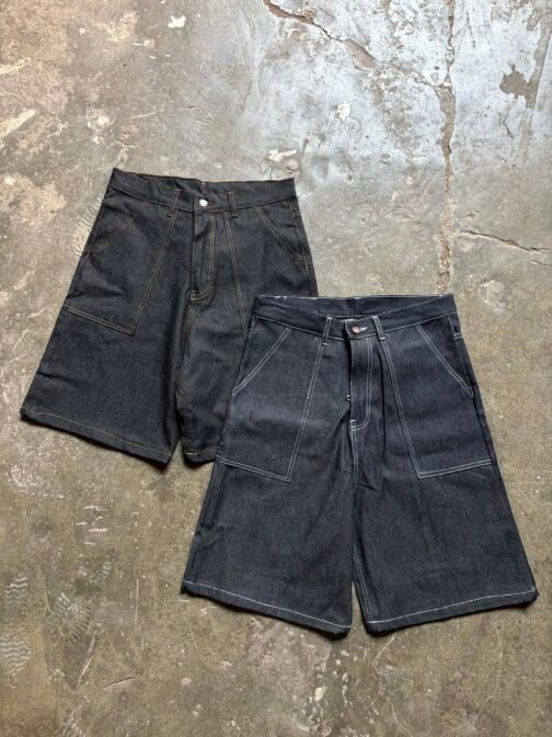 ALTRASTUDIO Raw Denim Baggy Jorts